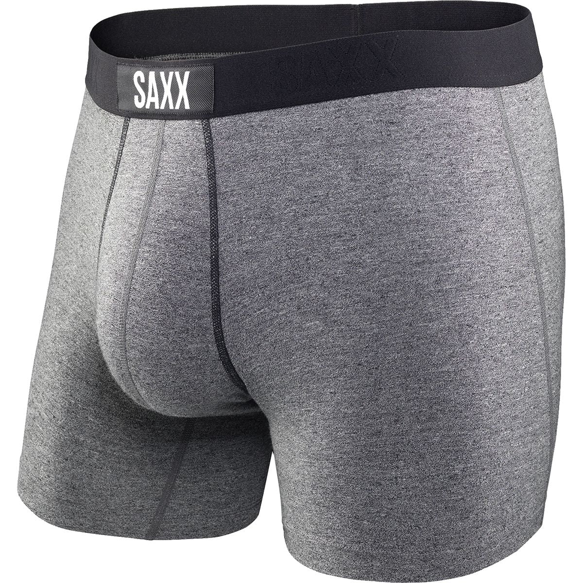Saxx Underwear Co. Men's Vibe Boxer Brief Salt & Pepper