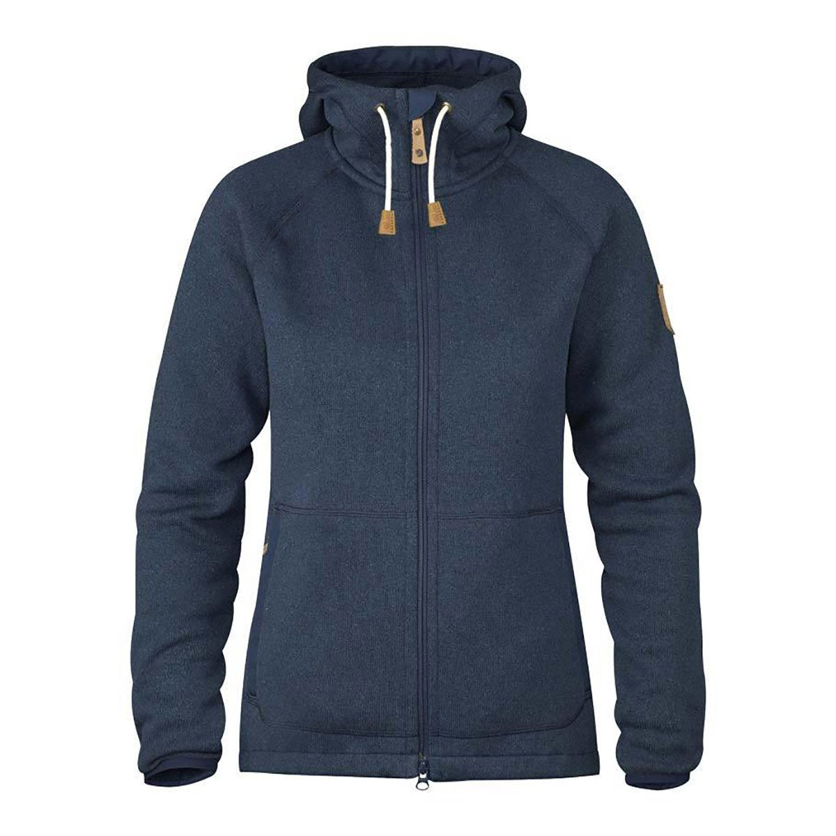 Fjallraven Women's Ovik Fleece Hoodie Navy