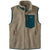 Patagonia Men's Classic Retro-X Fleece Vest Pelican w/Dark Borealis Green