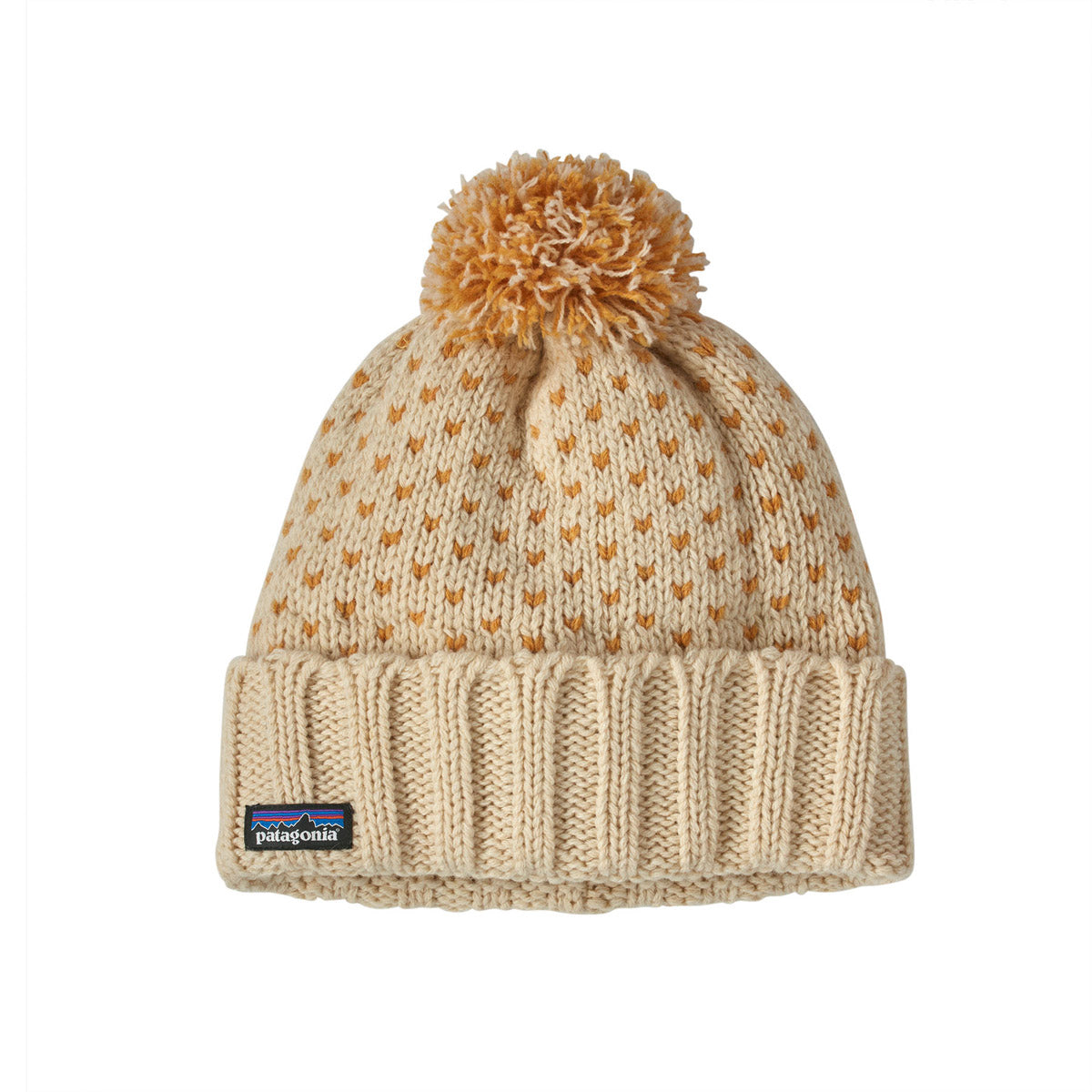 Patagonia Snowbelle Beanie Simple Dot: Natural