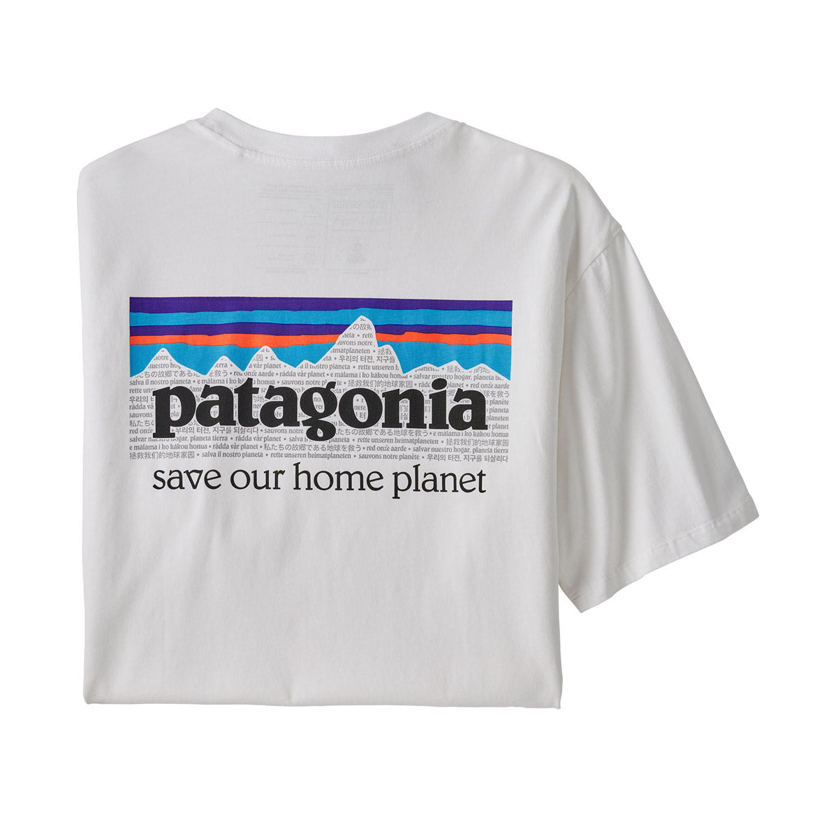 Patagonia Men's P-6 Mission Organic T-Shirt White