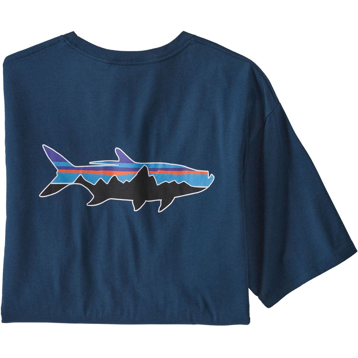 Men&#39;s Fitz Roy Fish Organic T-Shirt