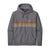 Patagonia Men's Line Logo Ridge Stripe Uprisal Hoody Gravel Heather