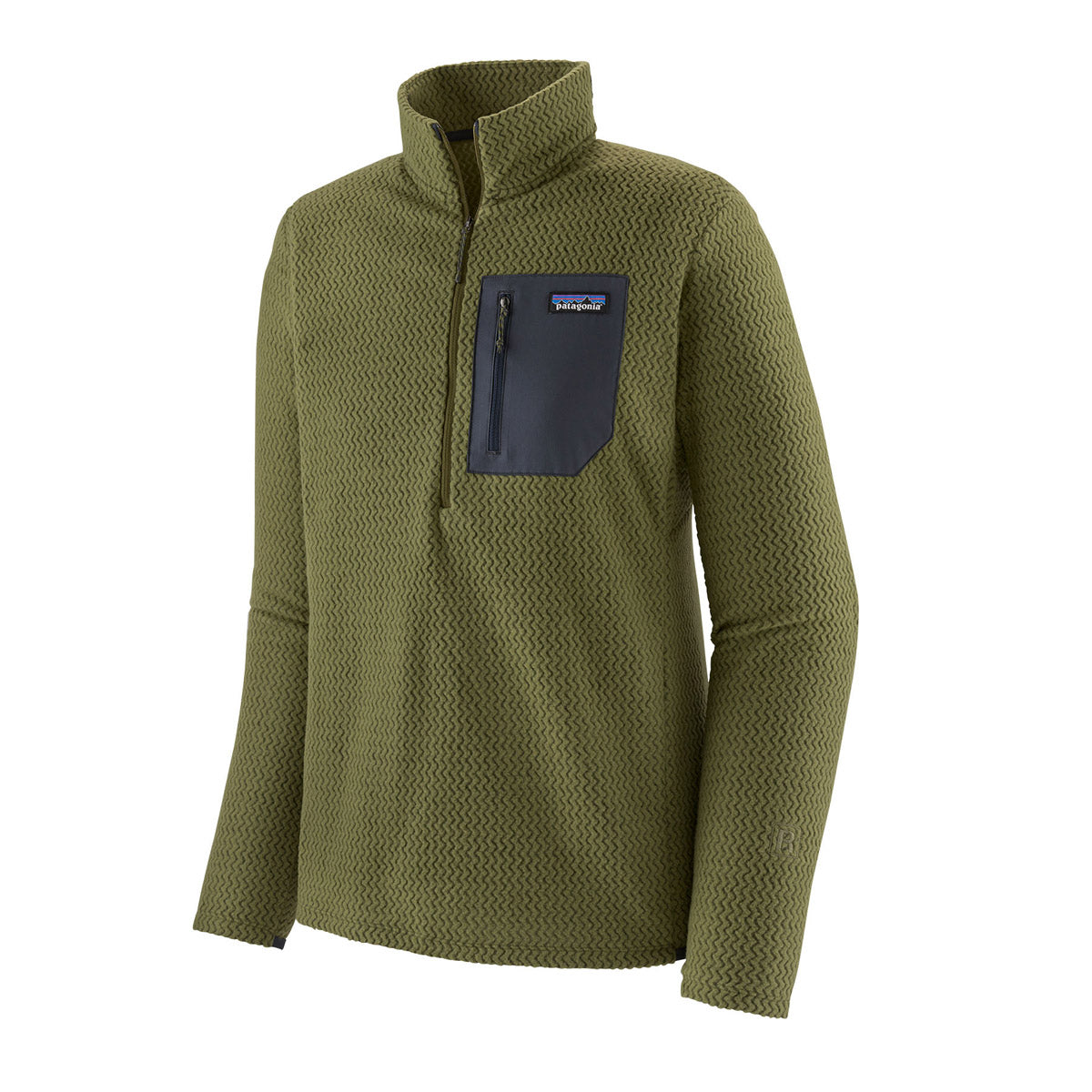 Patagonia Men's R1 Air Zip-Neck Palo Green