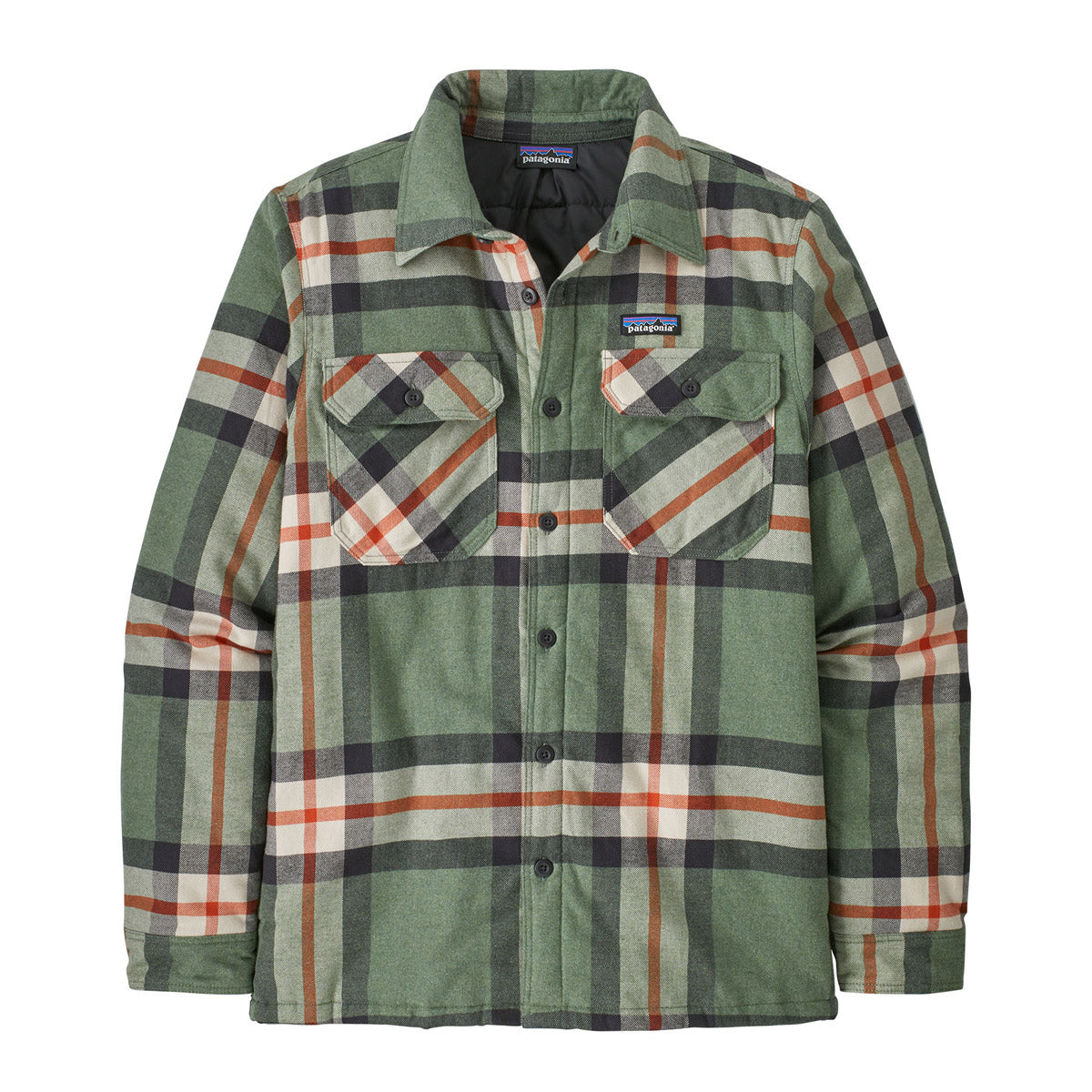 Men&#39;s Insulated Organic Cotton Midweight Fjord Flannel Shirt