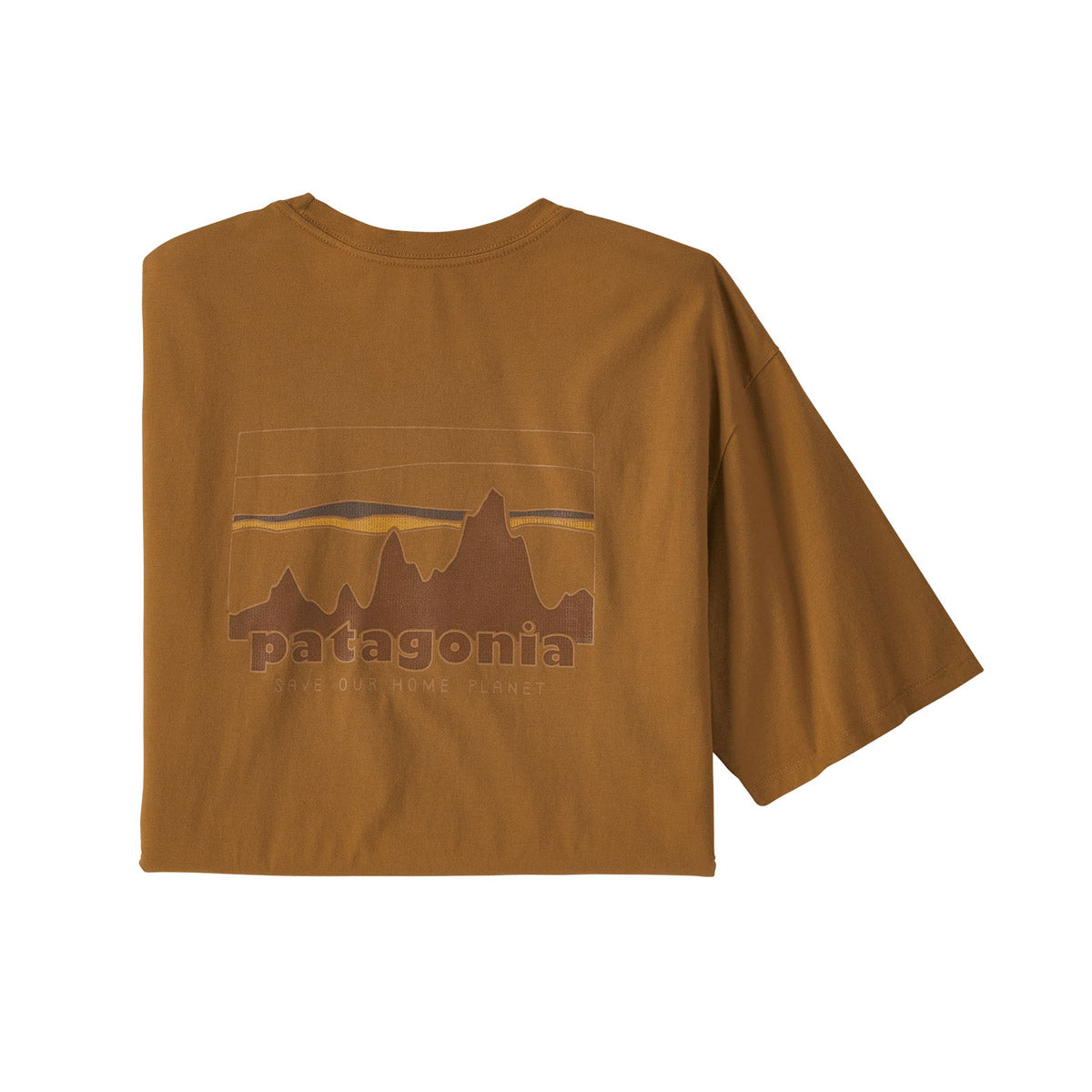 Patagonia Men's '73 Skyline Organic T-Shirt Nest Brown