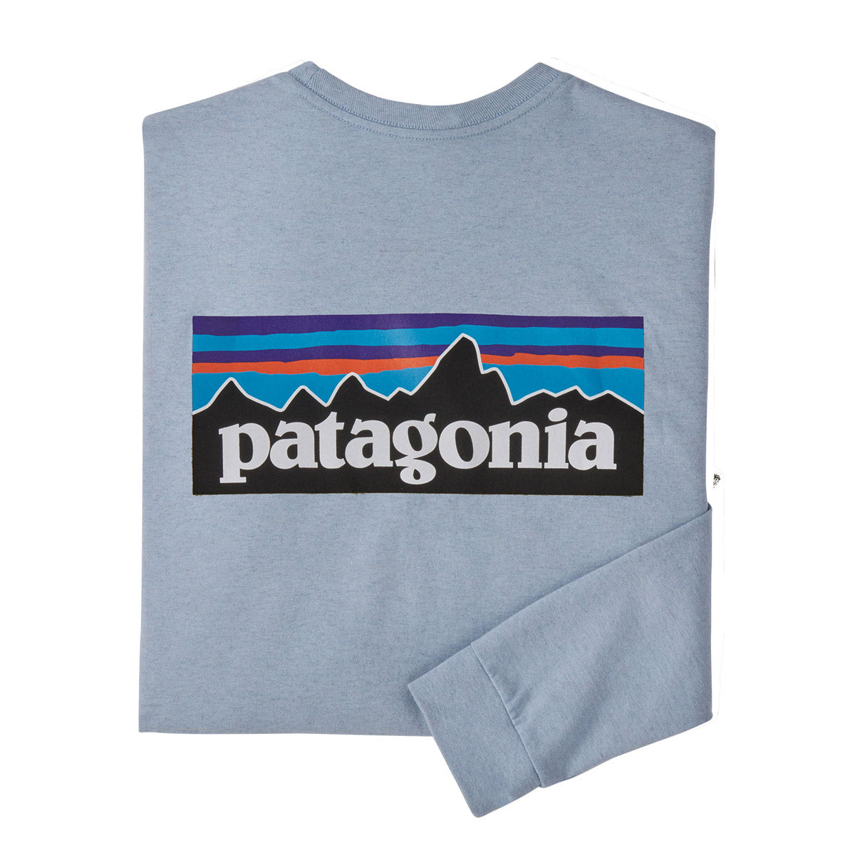 Patagonia Shirt Men's Responsibili-Tee Regular Fit Pastel Blue Size XL