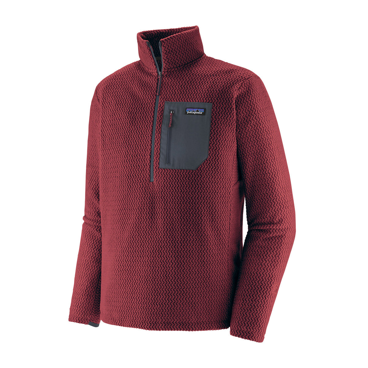 Patagonia Men's R1 Air Zip-Neck Sequoia Red