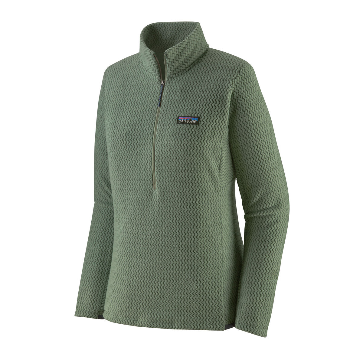 Patagonia Women's R1 Air Zip-Neck Hemlock Green