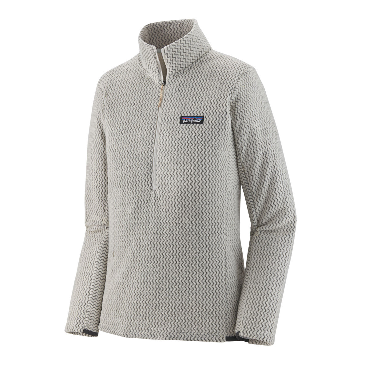 Patagonia Women's R1 Air Zip-Neck Wool White