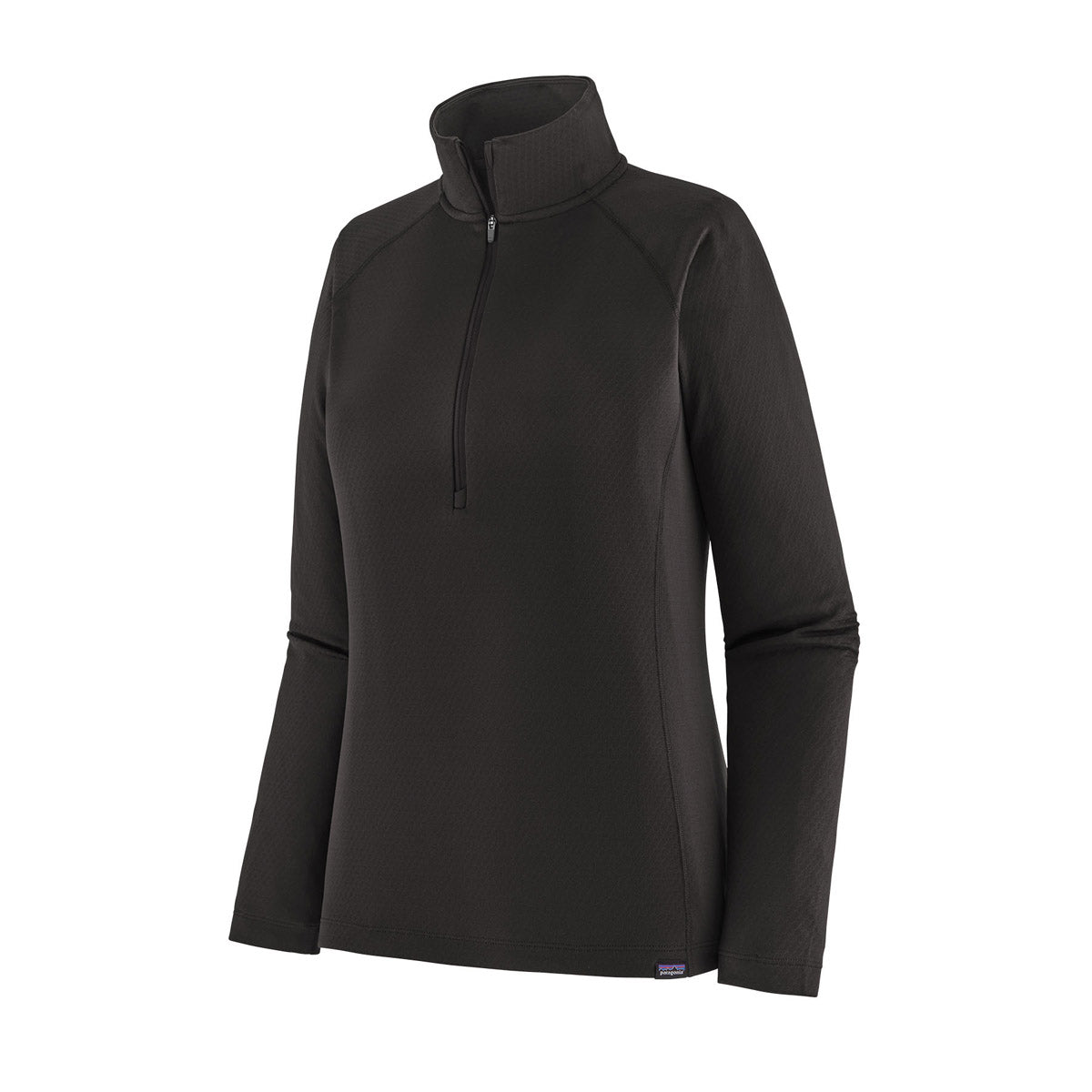 Patagonia Women's Capilene Midweight Zip-Neck Black