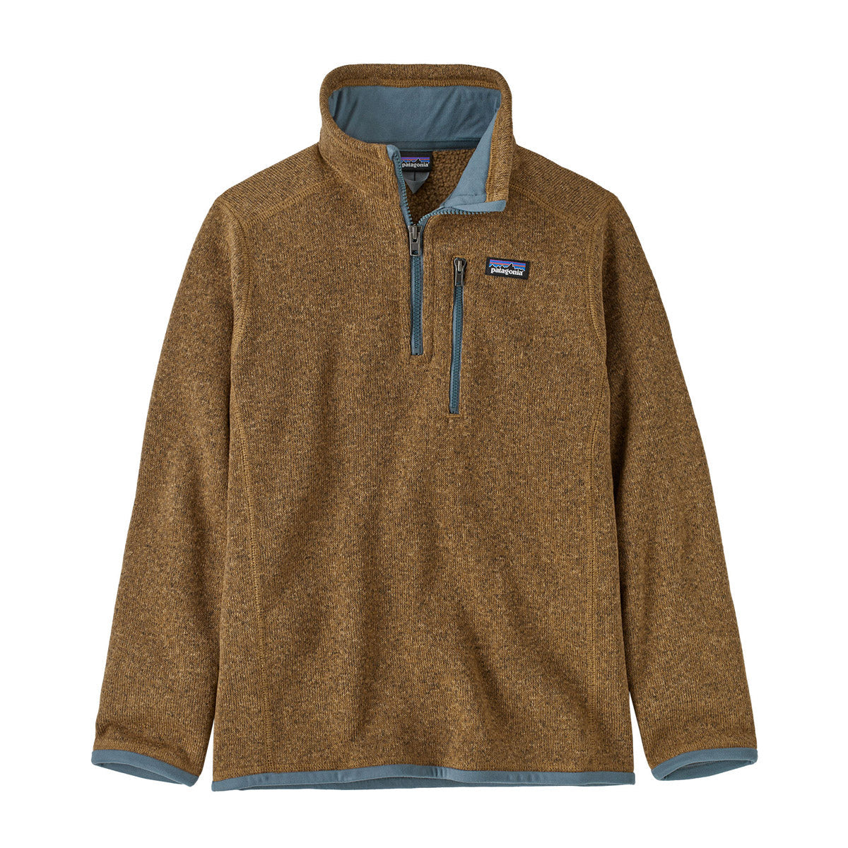 Patagonia Kids' Better Sweater 1/4-Zip Nest Brown