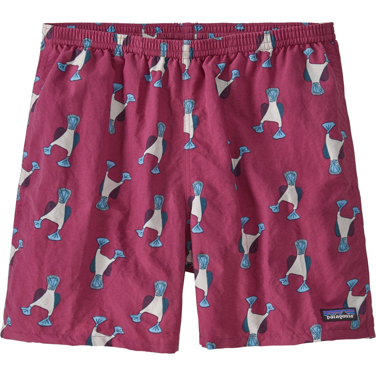 Patagonia Men's Baggies Shorts - 5" Blue Prints: Star Pink