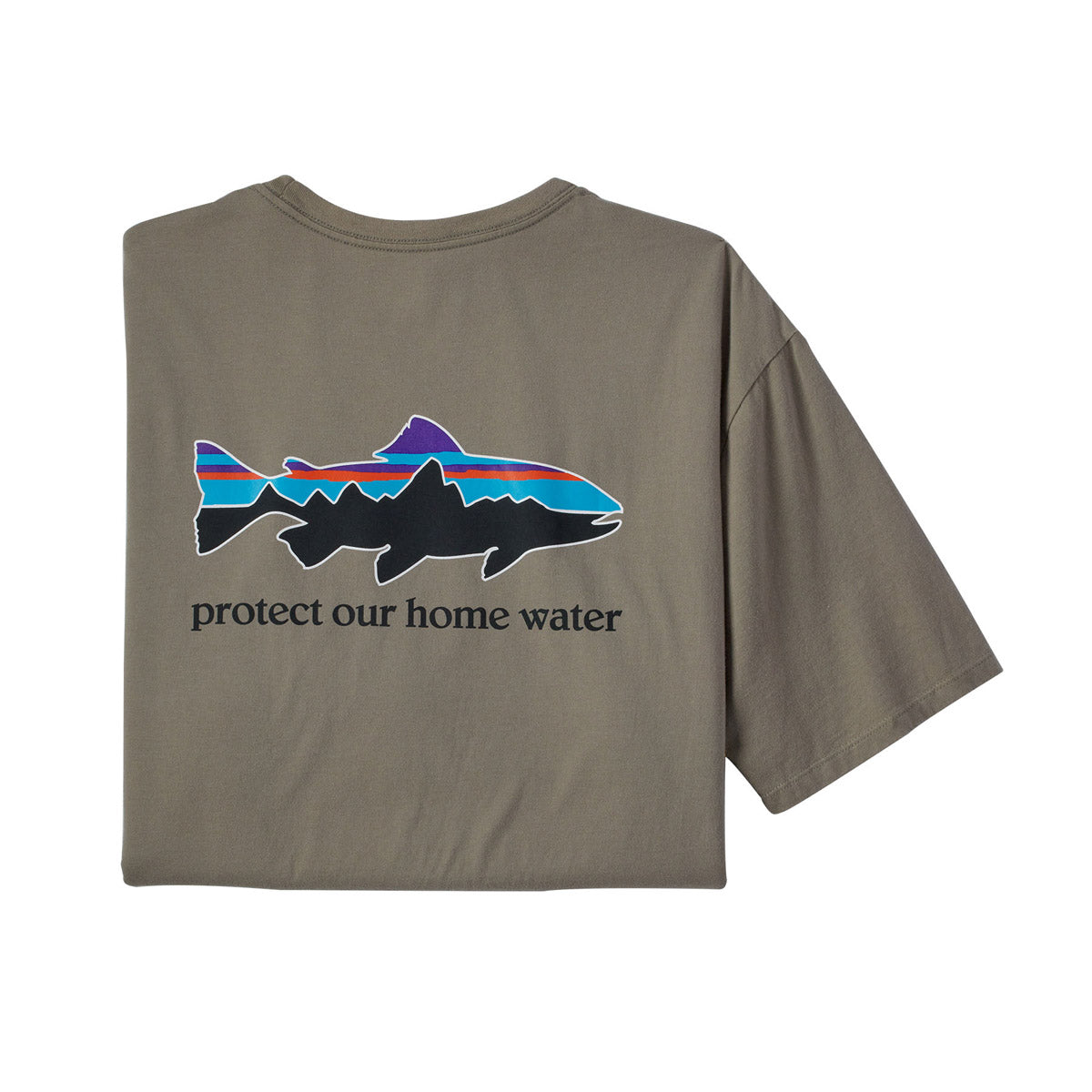 Patagonia Men's Home Water Trout Organic T-Shirt Garden Green