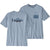 Patagonia Men's Wild Waterline Pocket Responsibili-Tee Steam Blue