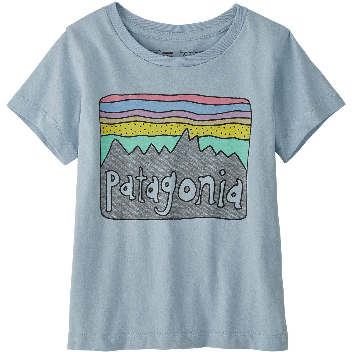 Baby Regenerative Organic Certified Cotton Fitz Roy Skies T-Shirt