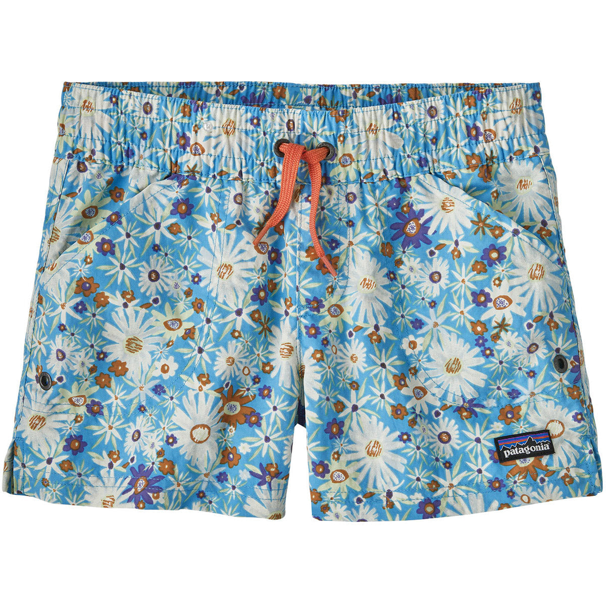 Patagonia Kids' Costa Rica Baggies Shorts 3 " - Unlined Primavera: Lago Blue