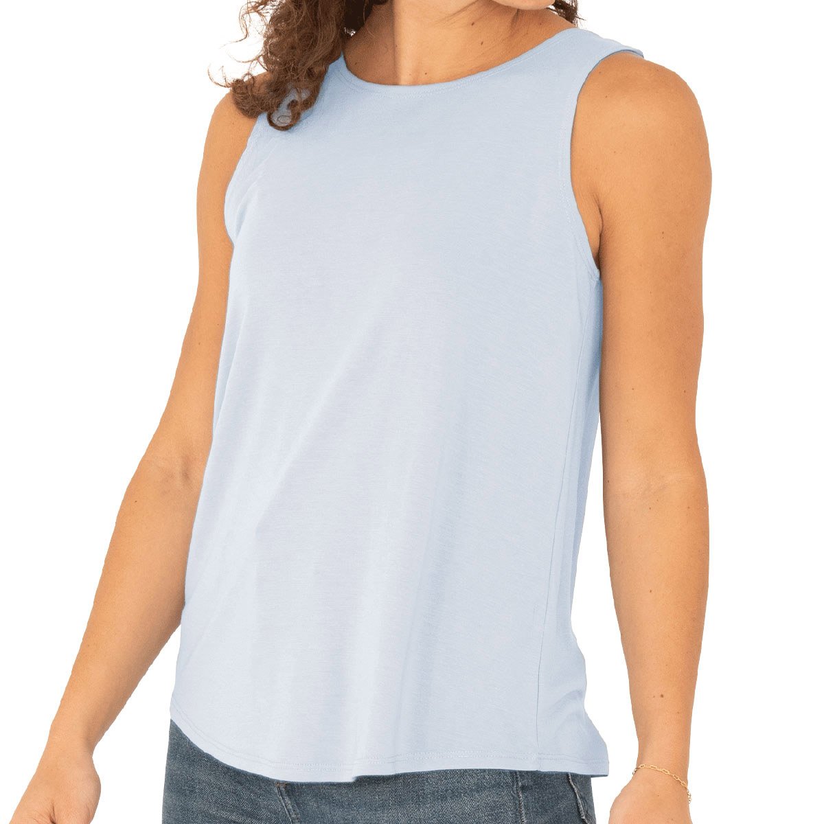 Free Fly Apparel Women's Bamboo Highline Tank Blue Mist
