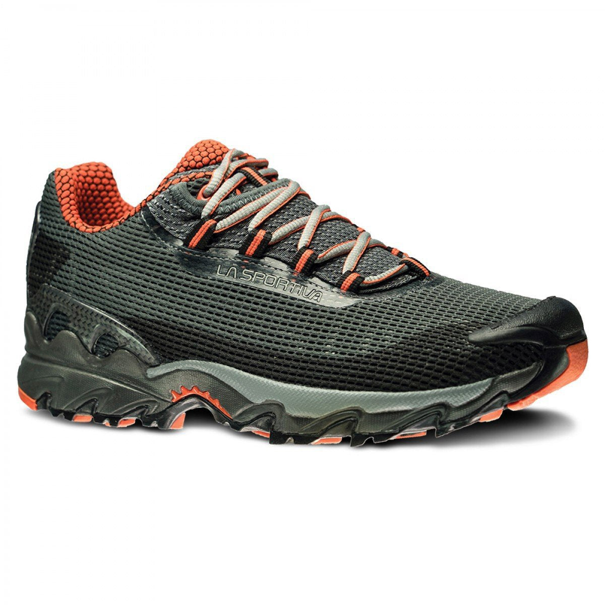La Sportiva Men's Wildcat Trail Running Shoe Carbon Flame