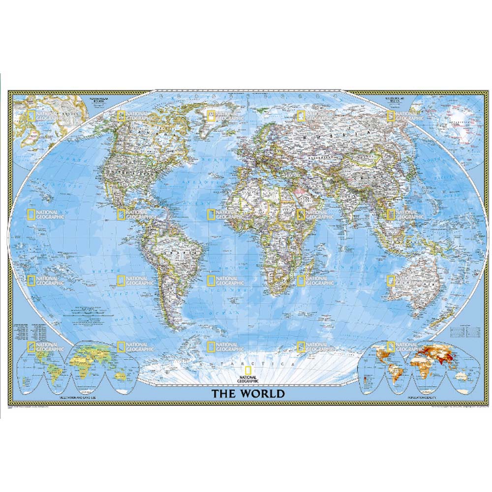 National Geographic Maps Pacific Crest Trail Wall Map (Boxed) Map