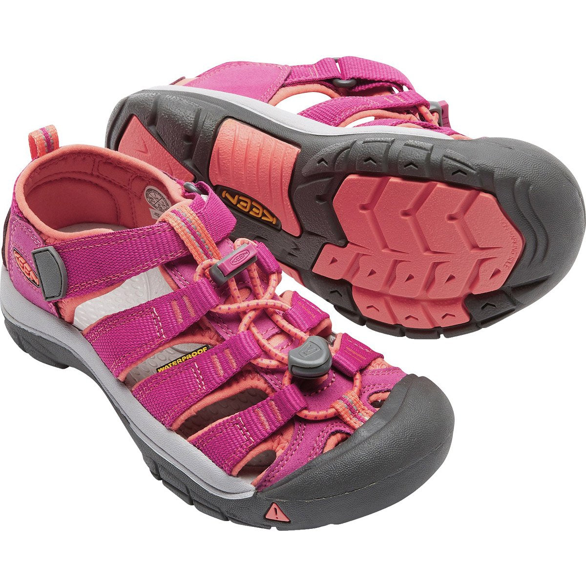 Keen Big Kids Newport H2 Sandal Very Berry Fusion Coral