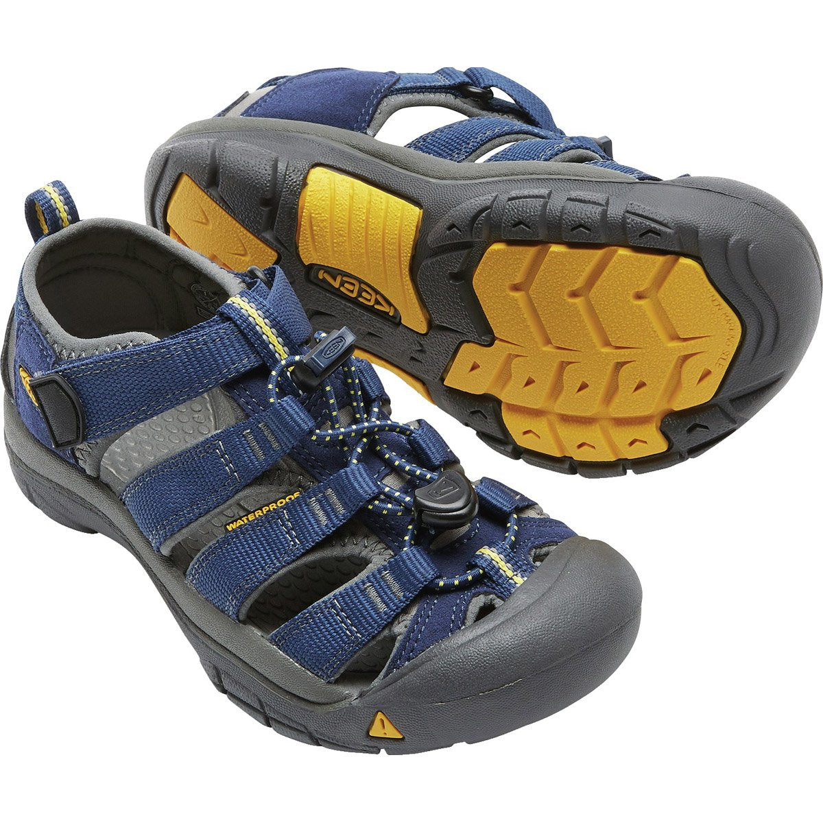 Keen Big Kids Newport H2 Sandal Blue Depths Gargoyle
