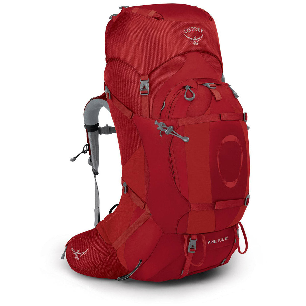 backpack osprey 60 Osprey Ariel Plus 60 Backpack · Women's · Carnelian Red