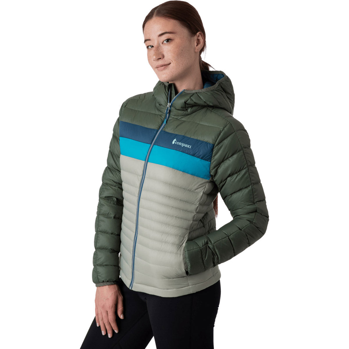 Cotopaxi Women's Fuego Hooded Down Jacket pruce/Brush / S