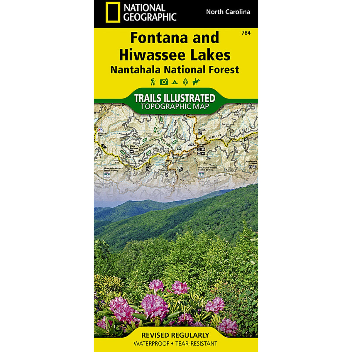 National Geographic Maps Fontana and Hiwassee Lakes [Nantahala National Forest] Map