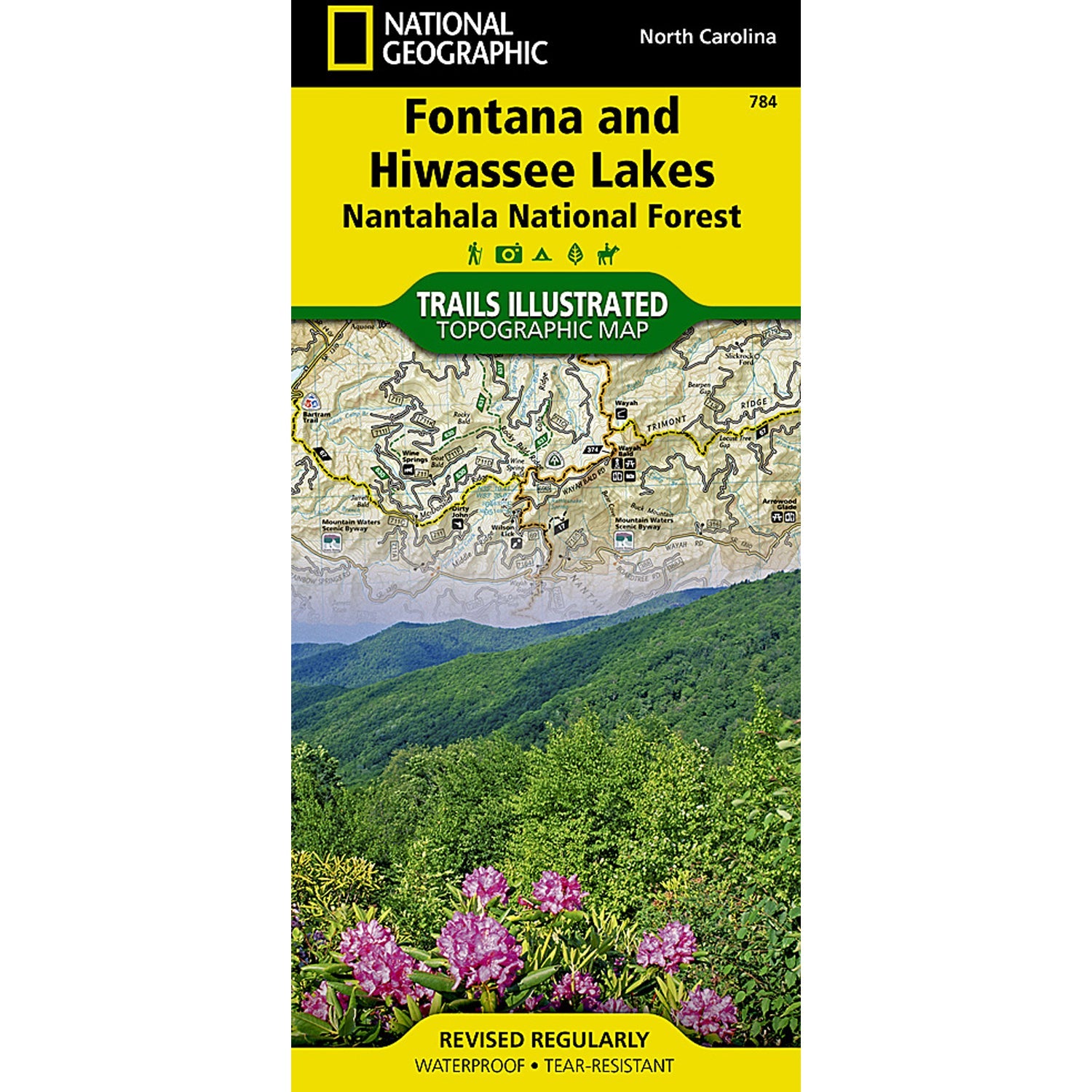National Geographic Maps Fontana and Hiwassee Lakes [Nantahala National Forest] Map