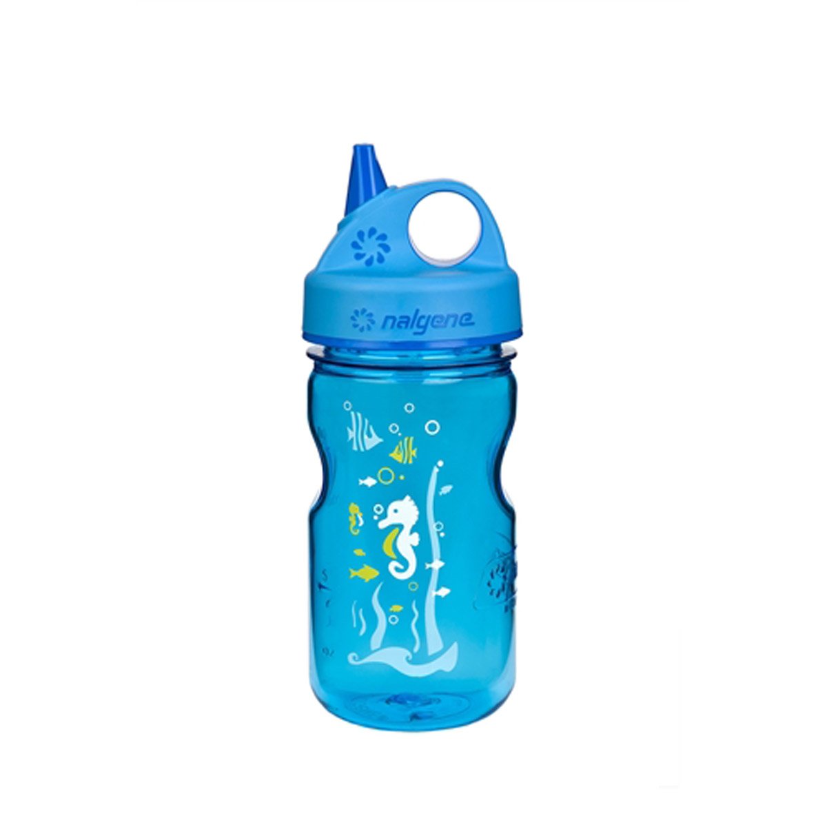 Nalgene Kids Grip-N-Gulp Sippy Cup Blue Seahorse