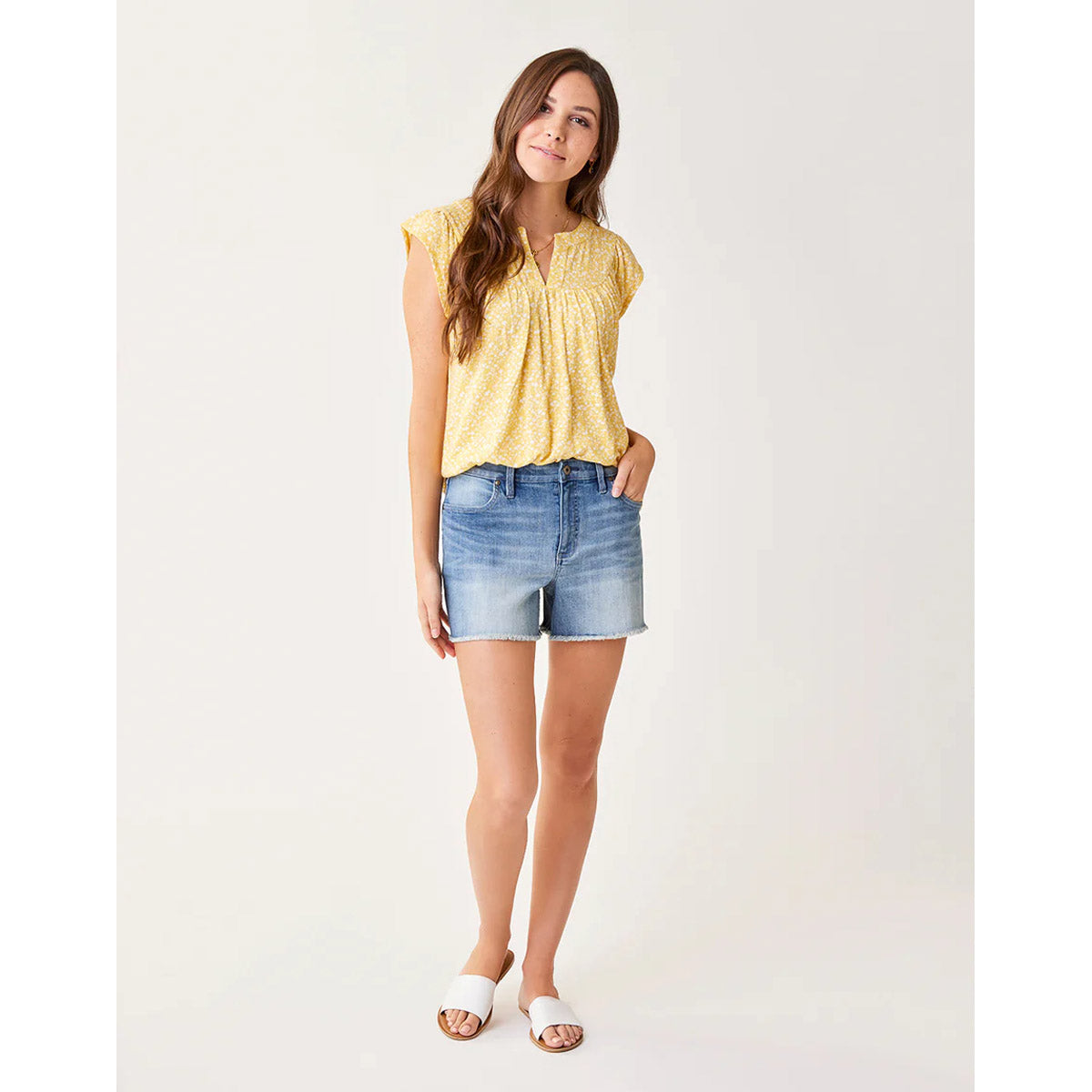 Carve Designs Women's Maui Hi Rise 4" Short Beach Blue