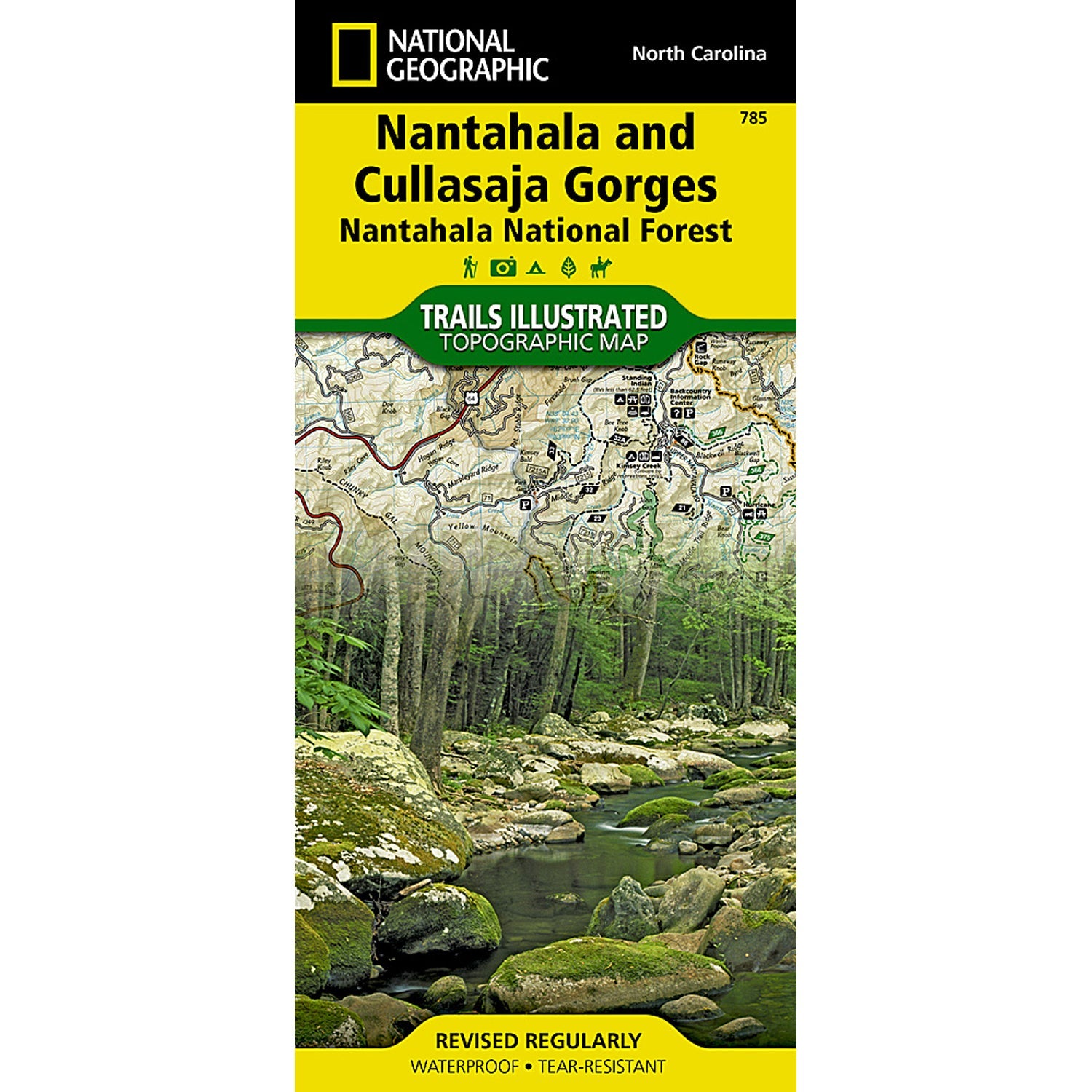 National Geographic Maps Nantahala and Cullasaja Gorges [Nantahala National Forest] Map