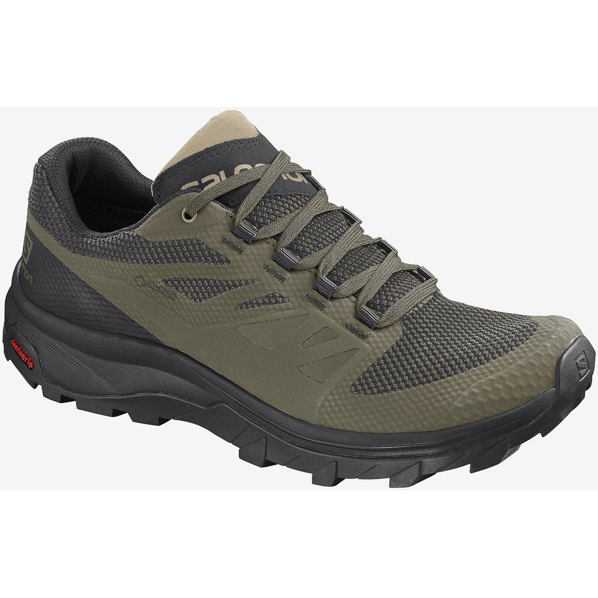 Salomon Men's OUTline GTX Burnt Olive / Black / Safari