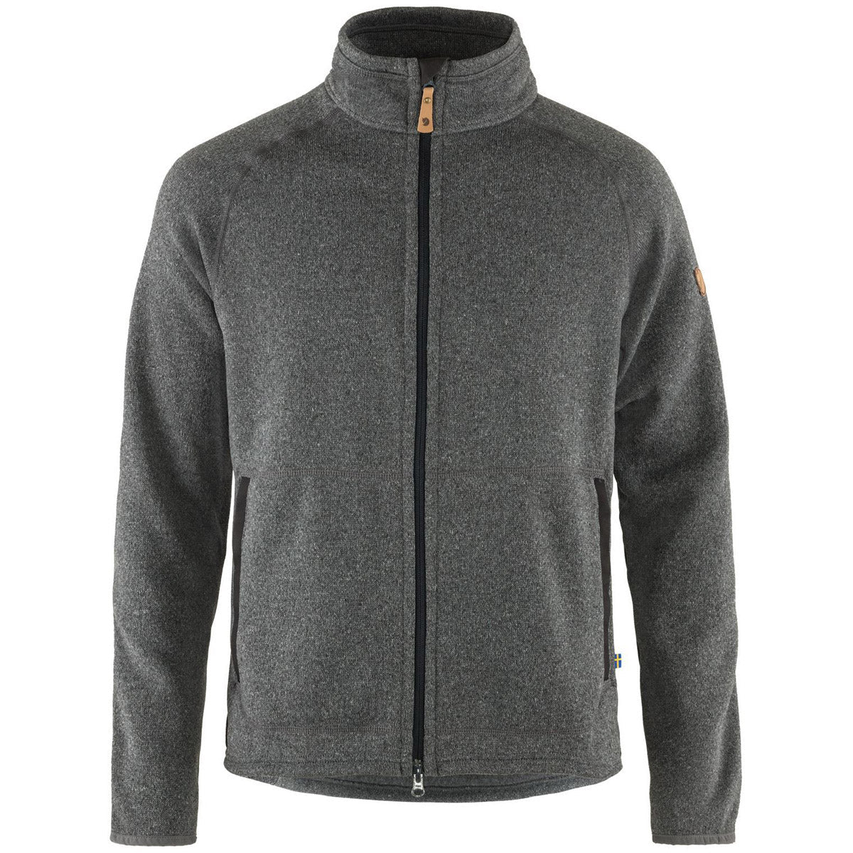 Fjallraven Men's Ovik Fleece Zip Sweater Dark Grey