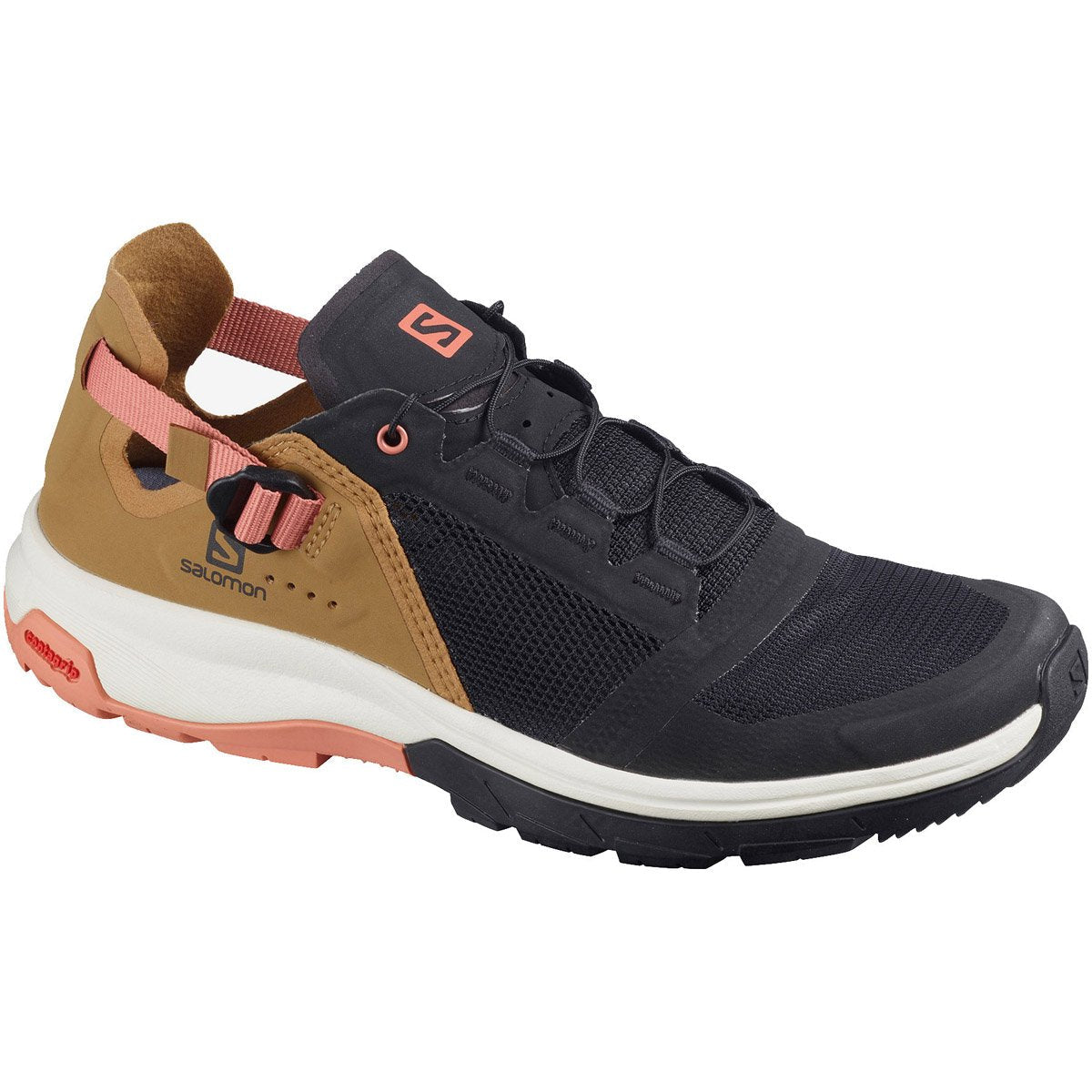 Salomon Women's Tech Amphib 4 Black/Bistre/Tawny Orange