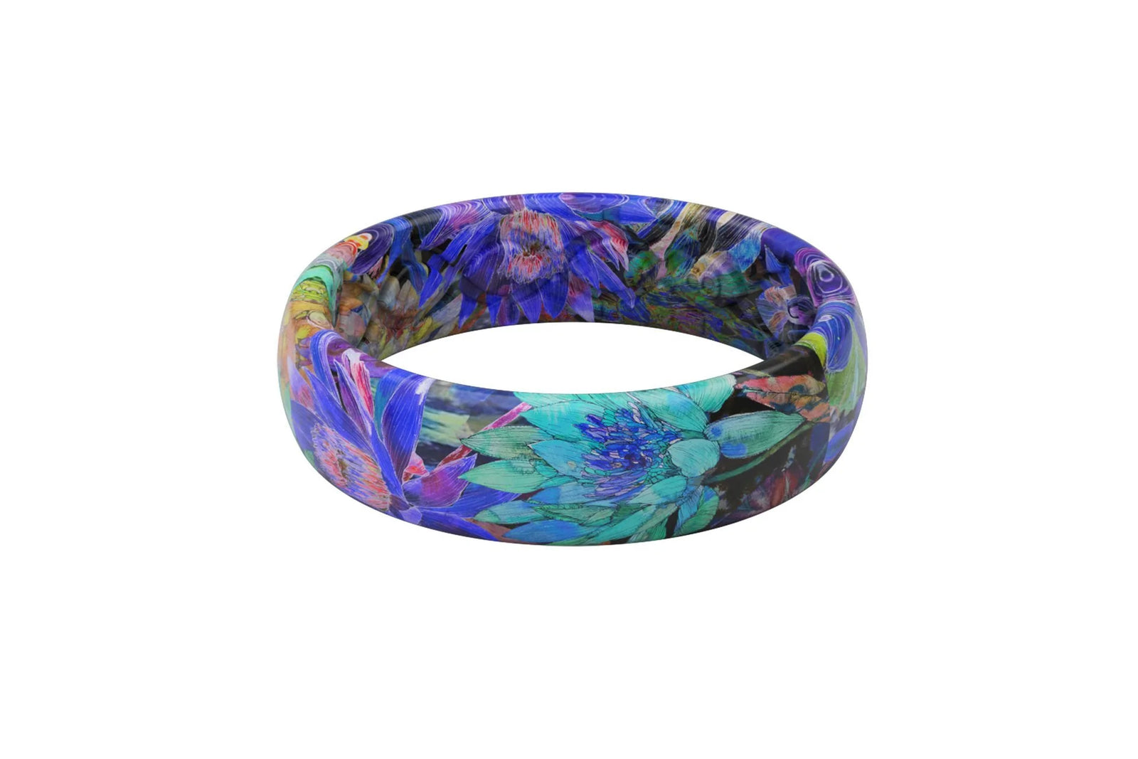 Groove Life Corp Women's Groove Ring Thin Aspire Twilight Blossom