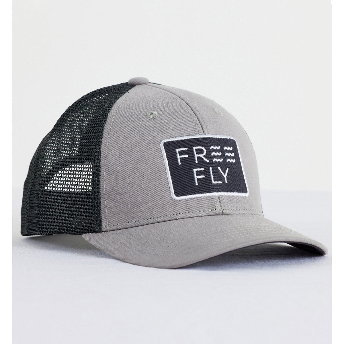 Free Fly Apparel Wave Trucker Hat Cement